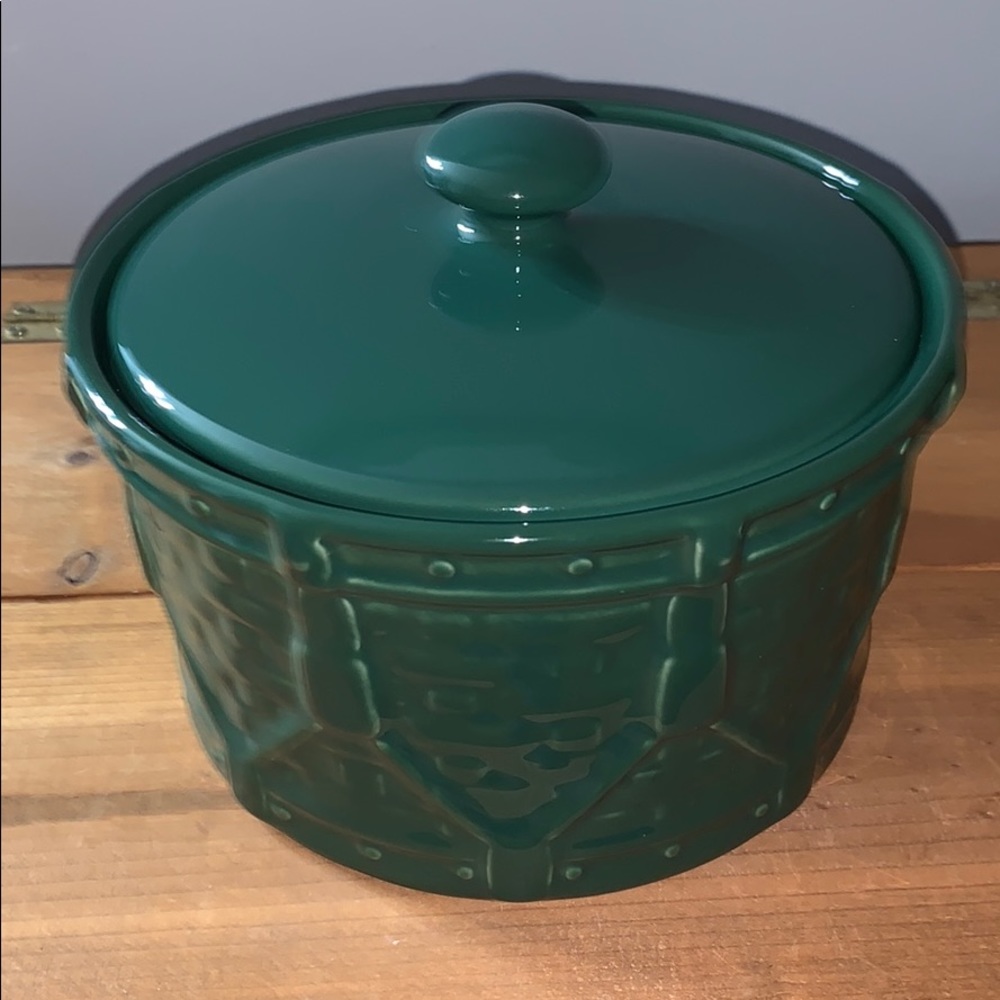 Longaberger Drum Casserole Dish With Lid